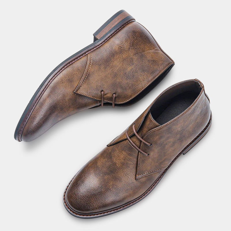 bottines en cuir peaky blinders